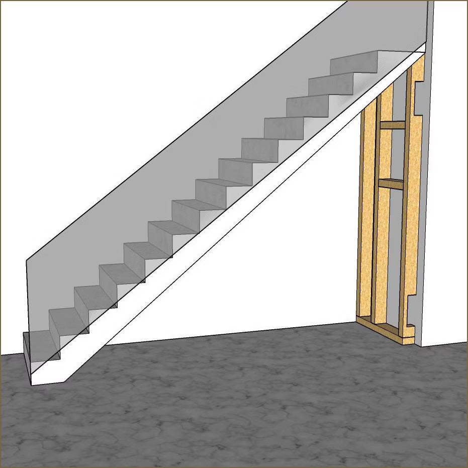 Weinkeller unter der Treppe – Ansicht 2