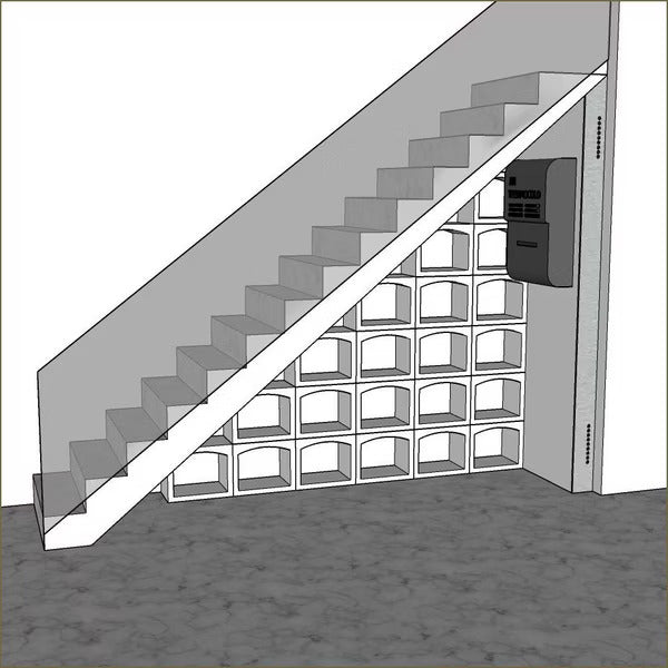 Weinkeller unter der Treppe – Ansicht 5