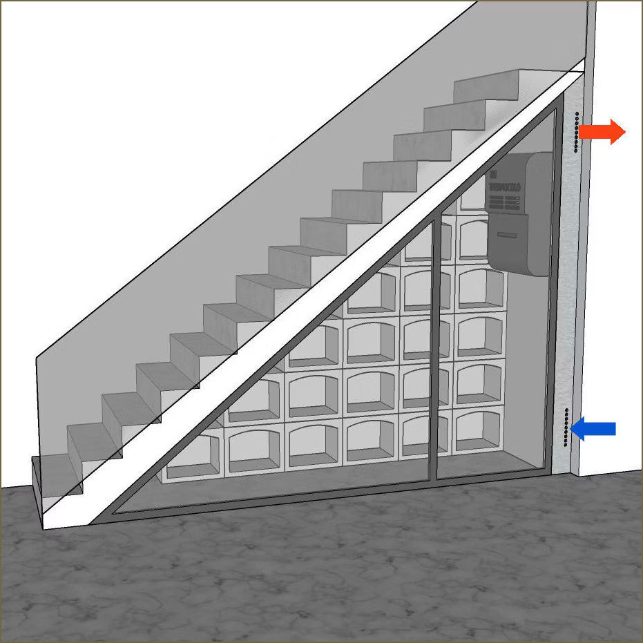 Weinkeller unter der Treppe – Ansicht 6